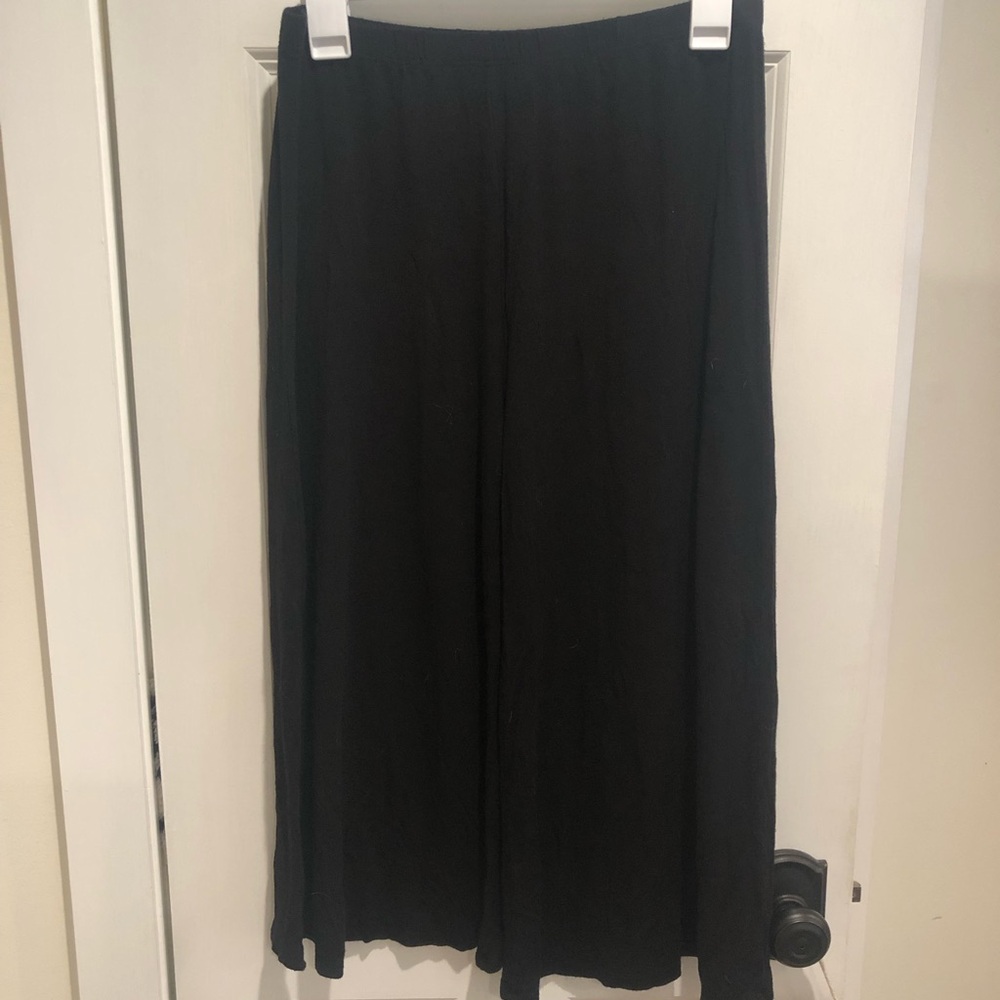 Luxe Black Wide Leg Pants